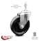 Service Caster 5 Inch Phenolic Wheel Swivel 3/8 Inch Threaded Stem Caster SCC-TS20S514-PHR-381615 - alternate 2